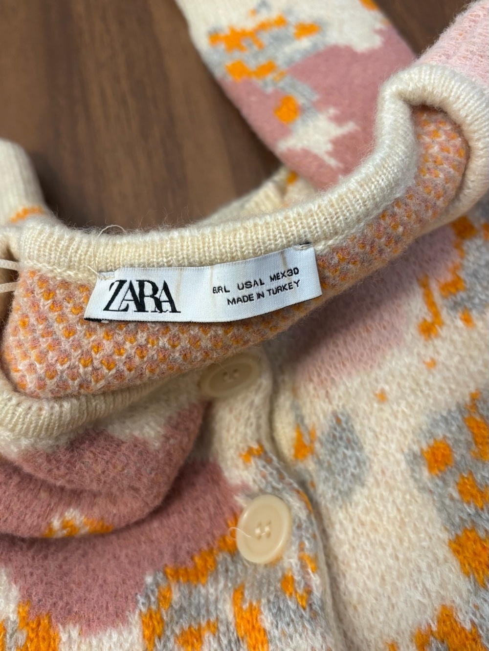 ZARA Floral Sweater - Picture 8 of 13